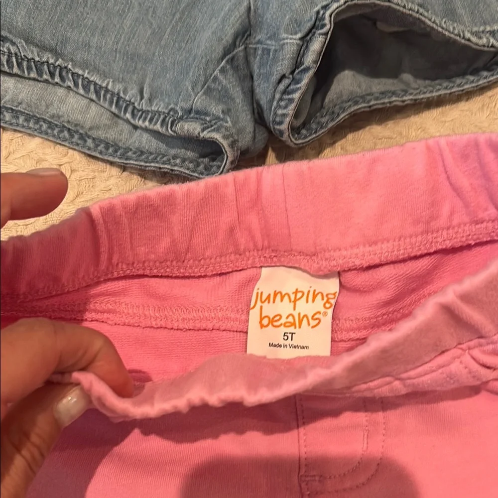 Jumping Beans Pink and Blue Casual Shorts Set - Picture 2 of 5